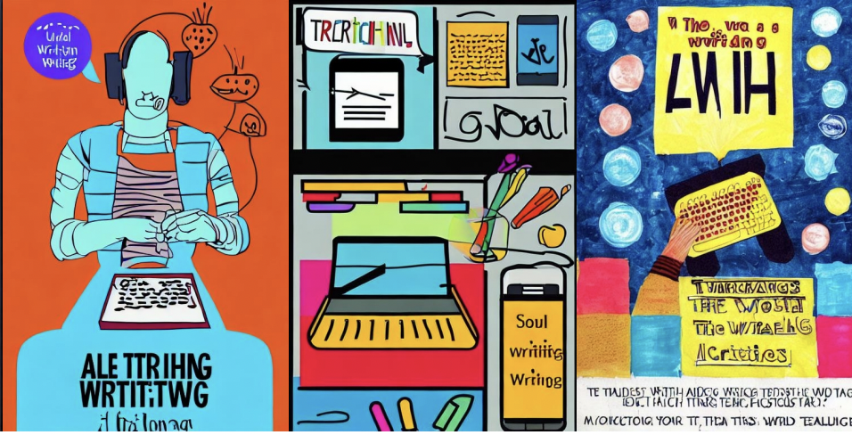 Symposium promotional images generated by OpenArt AI